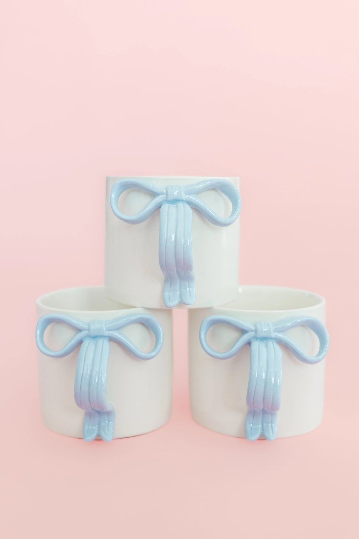Blue Bow Ceramic Mug