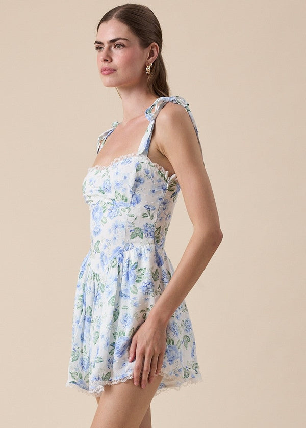 Allison Blue Mini Dress