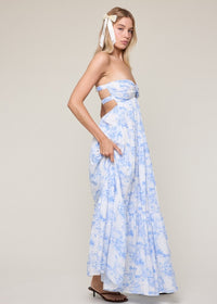 Marielle Blue Maxi Dress