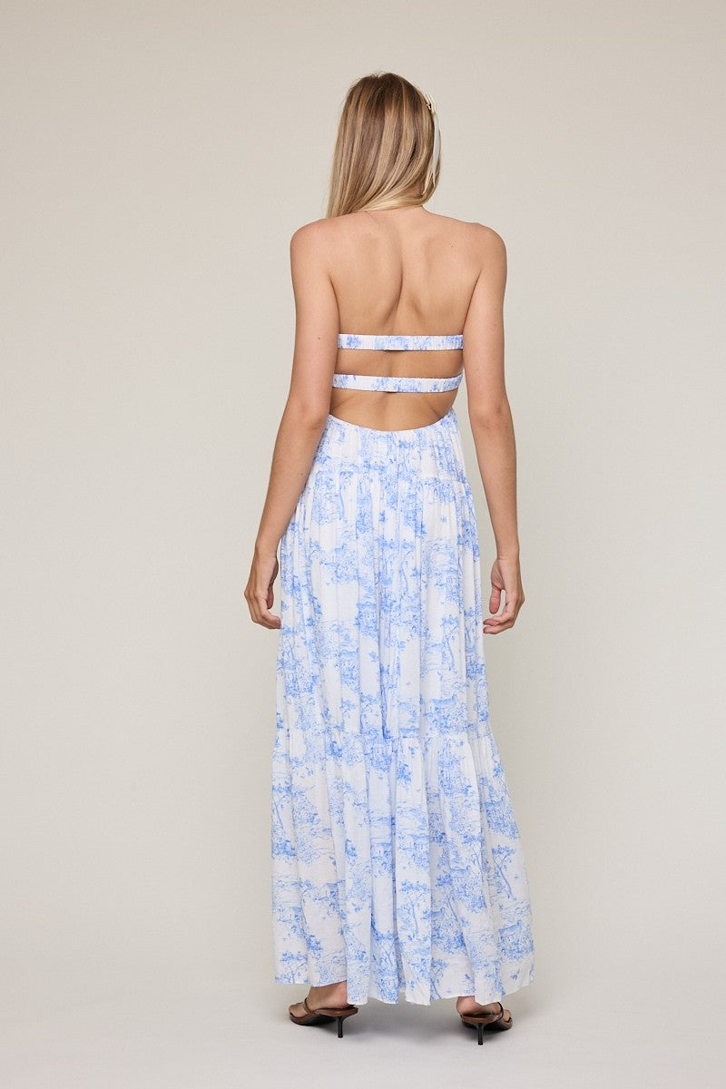 Marielle Blue Maxi Dress