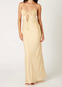 Rosie Beige Maxi Dress