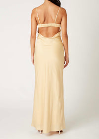 Rosie Beige Maxi Dress