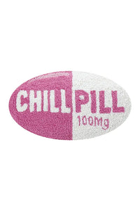 Chill Pill Pink Pillow