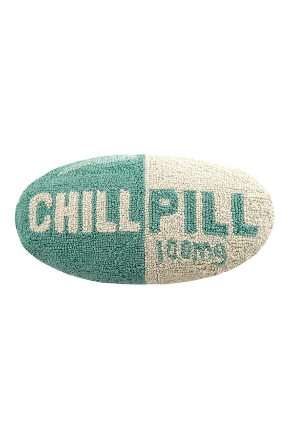 Chill Pill Green Pillow
