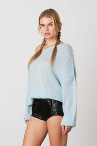 Blue Jay Boatneck Sweater