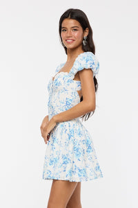 Helly Blue Floral Mini Dress