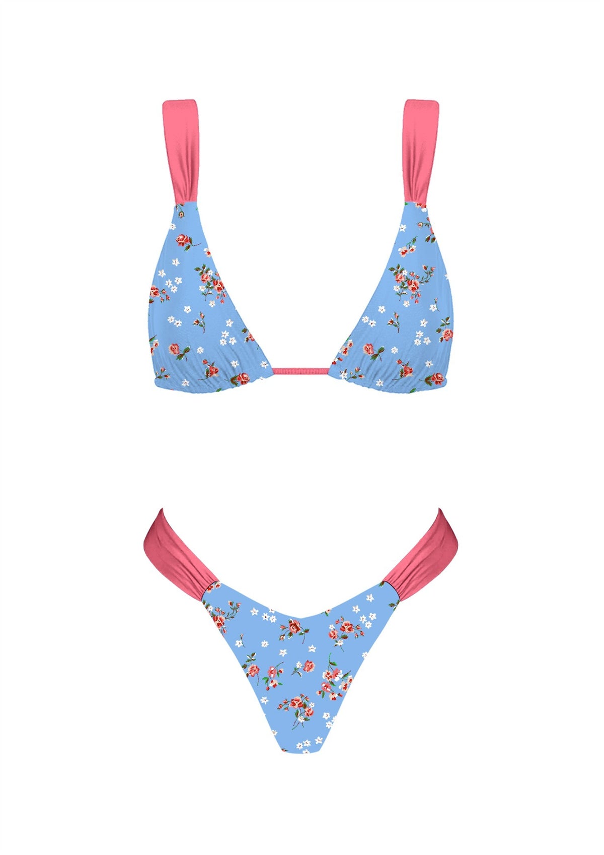 True Romantic Blue Bikini Set