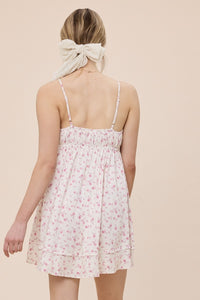 Rylie Pink Floral Mini Dress