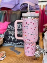 T Swift Pink Tumbler