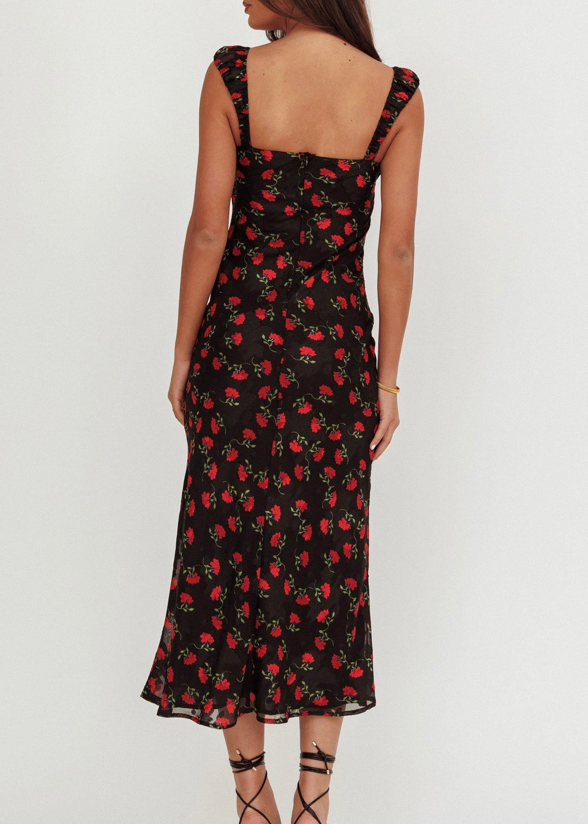 Dark Rose Maxi Dress