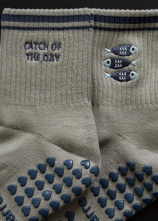 Catch of the Day Grip Socks