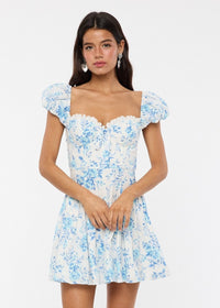 Helly Blue Floral Mini Dress