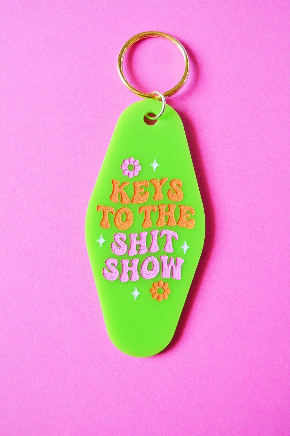 Keys to the Show Keychain