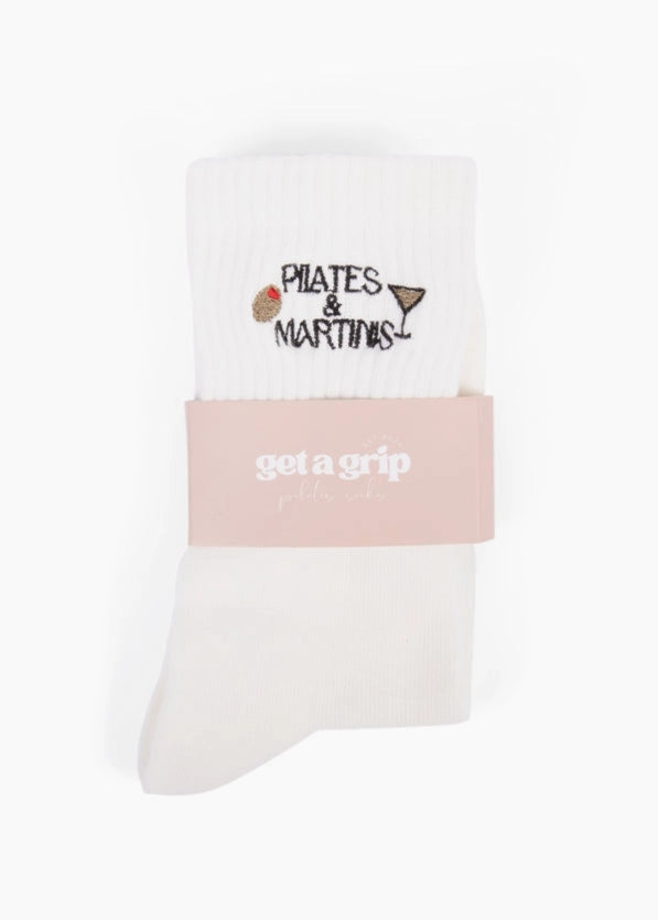 Pilates & Martinis Grip Socks