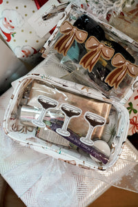Espresso Martini Clear Makeup Bag