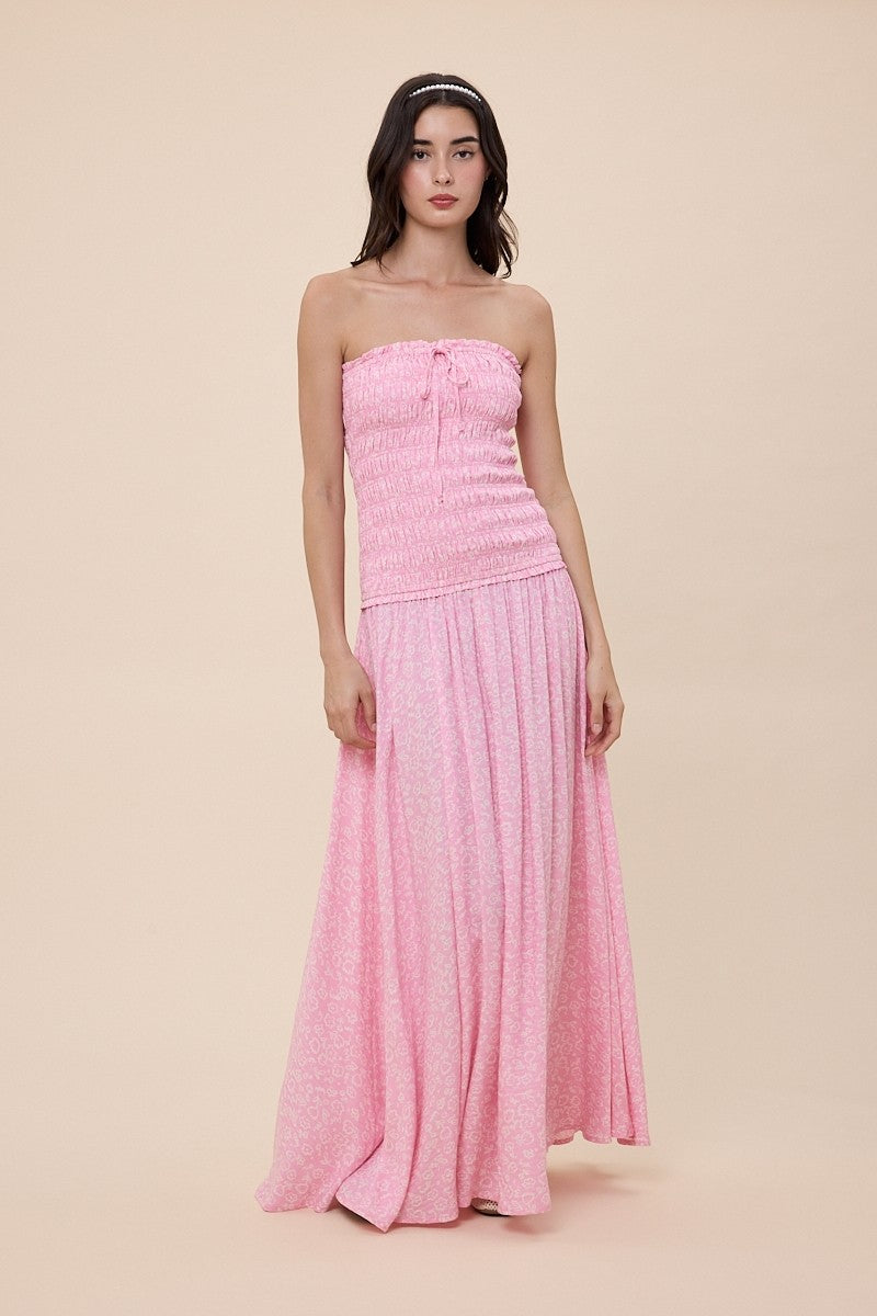 Ashley Pink Maxi Dress