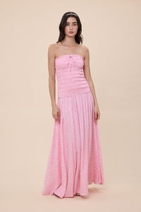 Ashley Pink Maxi Dress