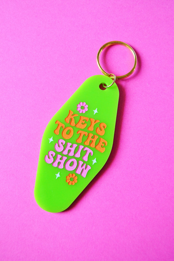 Keys to the Show Keychain