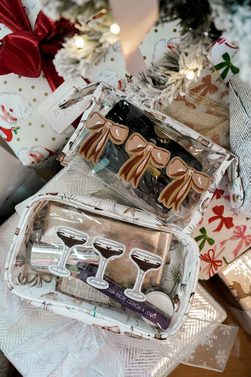 Espresso Martini Clear Makeup Bag