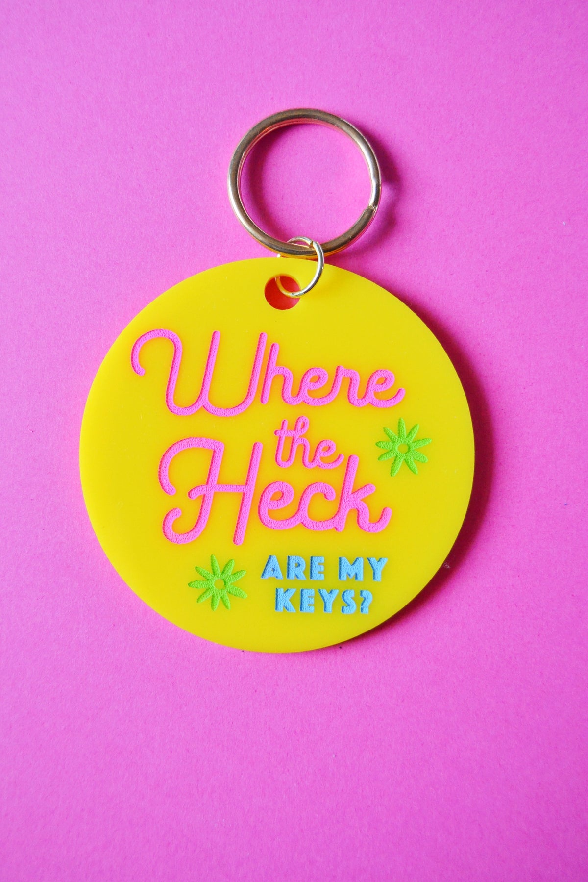 Where Are My Keys Keychain