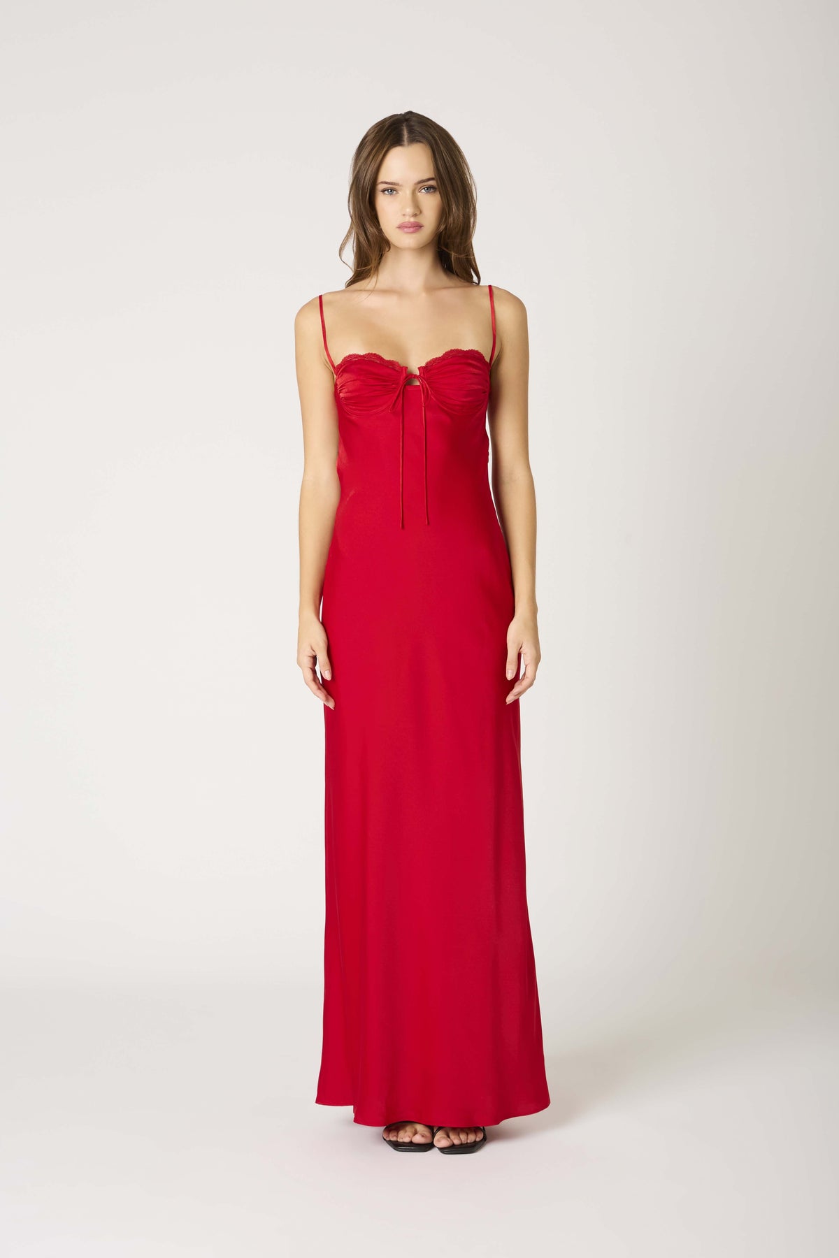 Hughes Red Maxi Dress