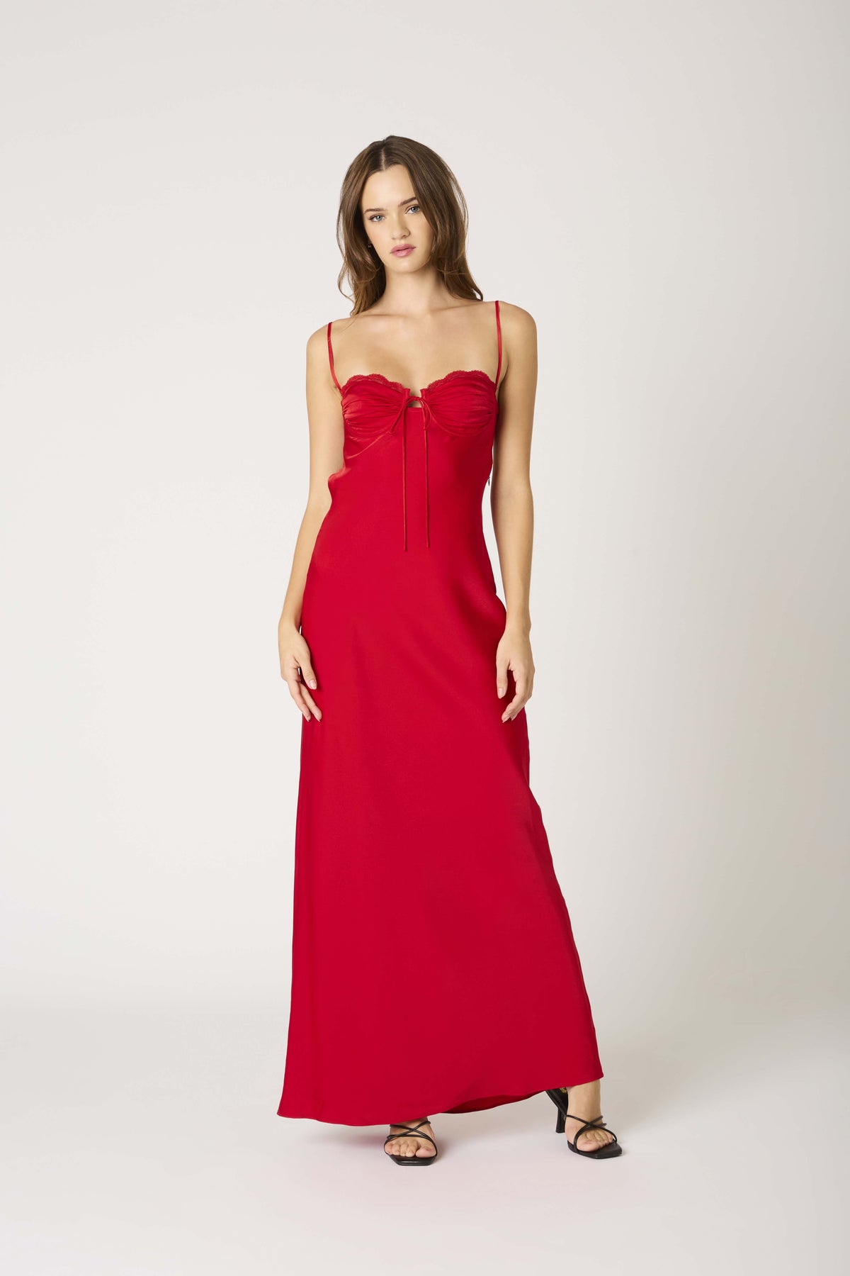 Hughes Red Maxi Dress