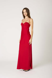 Hughes Red Maxi Dress