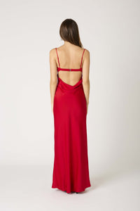 Hughes Red Maxi Dress