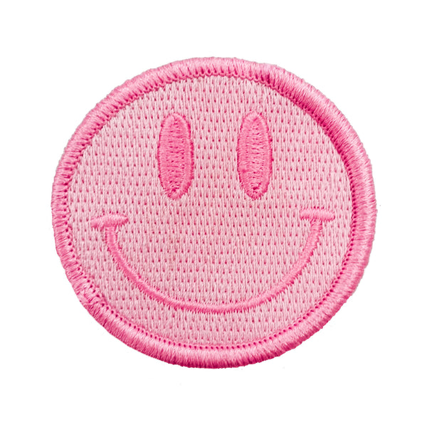 Pink Smiley Stick-On Patch